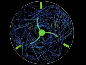 三葉後掠效果圖
